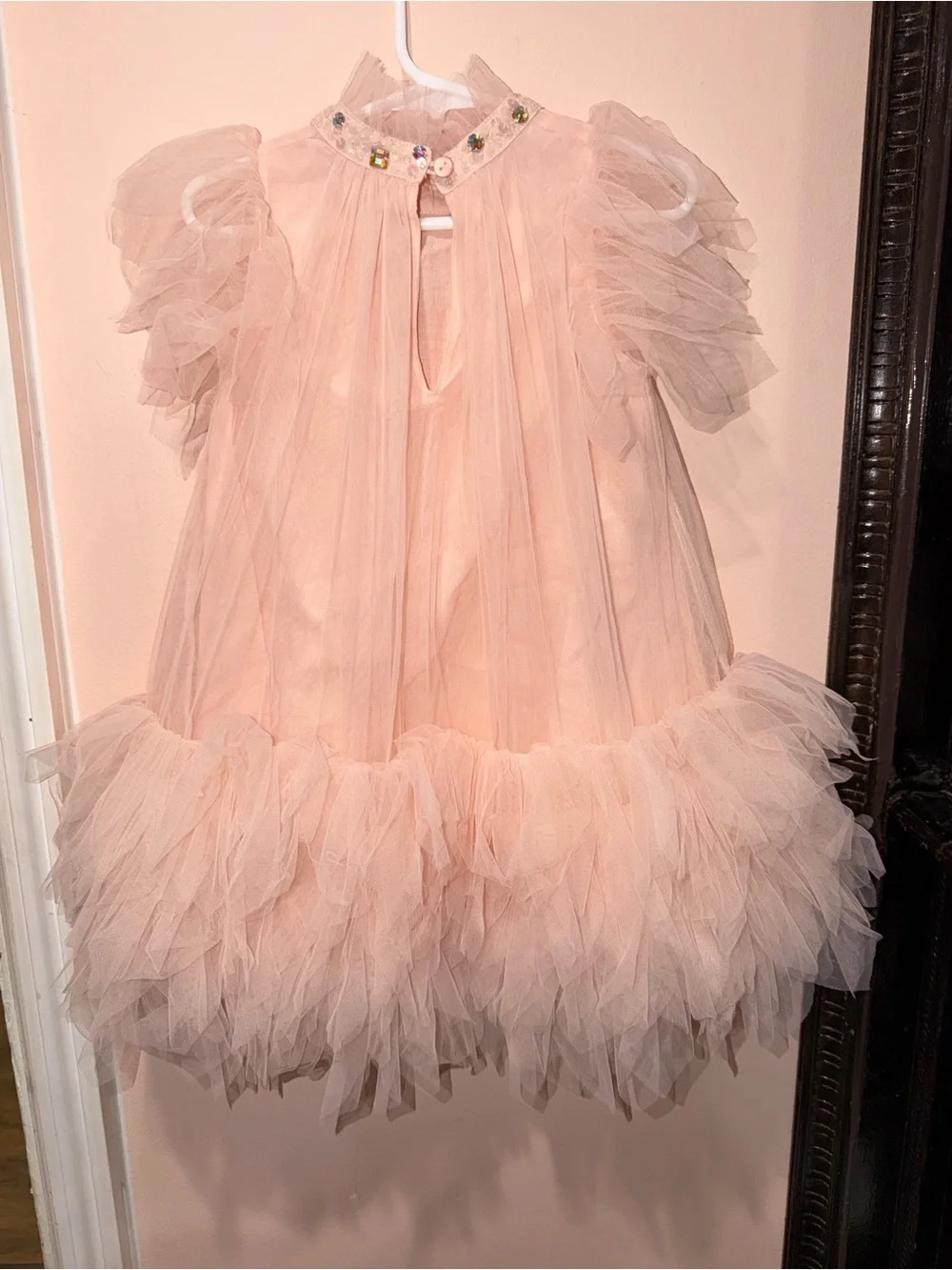 Tutu Du Monde Pale Pink Layered Tulle Party Dress